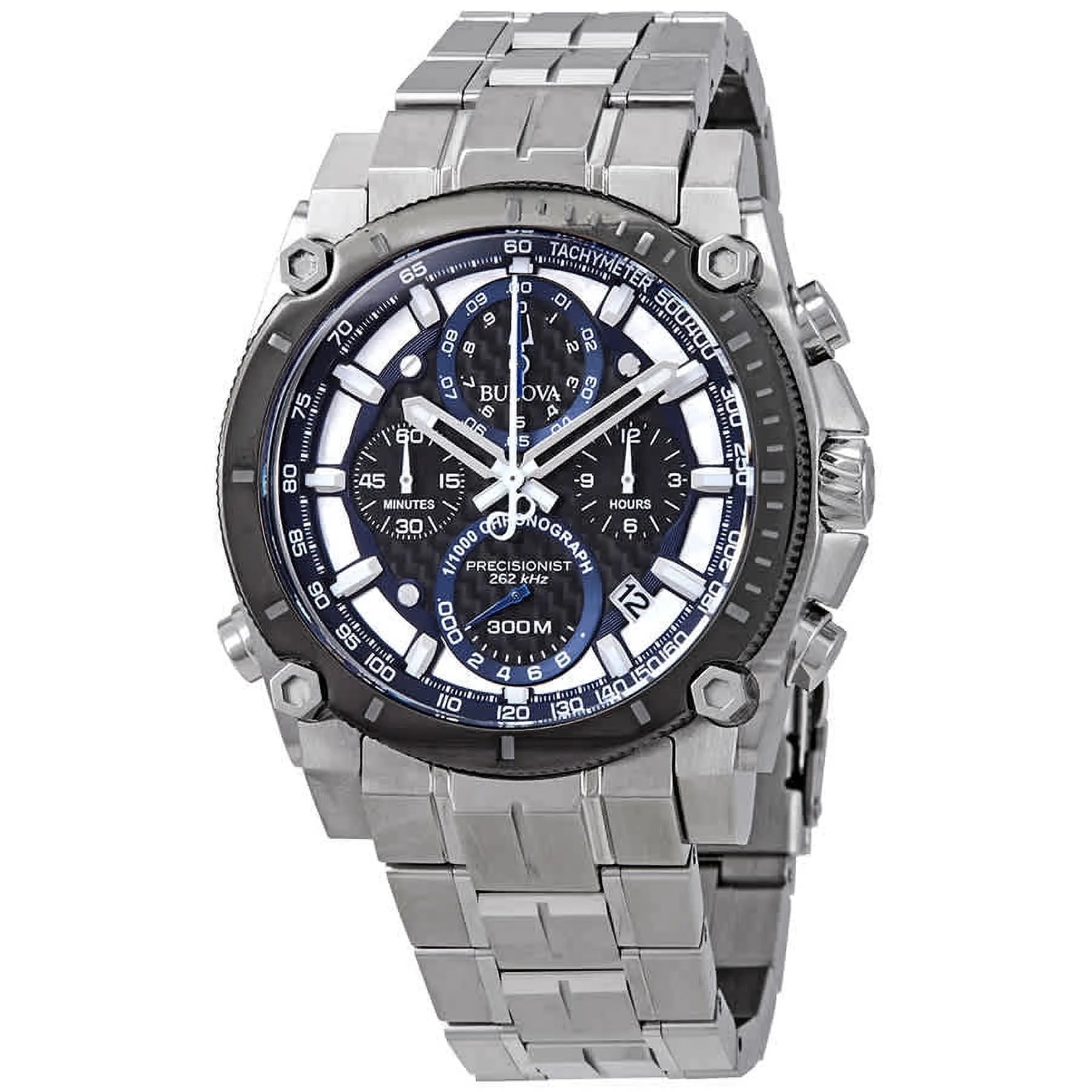 Precisionist Men'S Chronograph Stainless Steel Watch 98B316