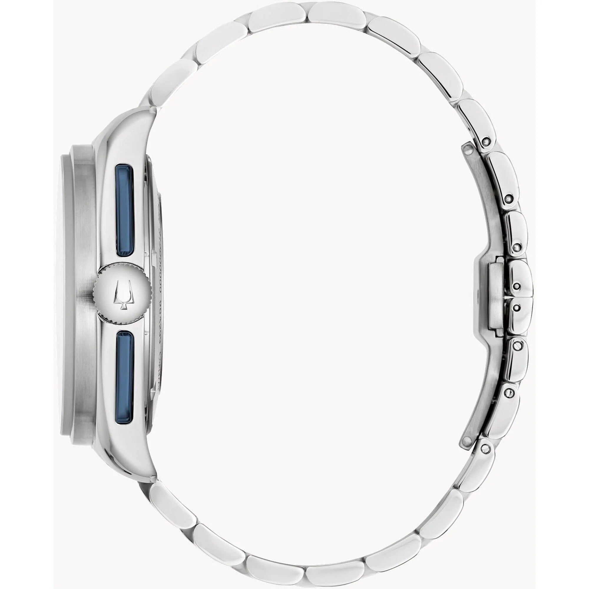 Lunar Pilot Archive Chronograph Quartz Silver Dial Men'S Watch 98K112